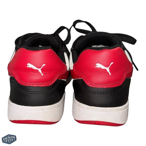 Puma Safety Red/White/Black Frontcourt Low Composite Toe Shoes/Sneakers - Picture 9 of 12